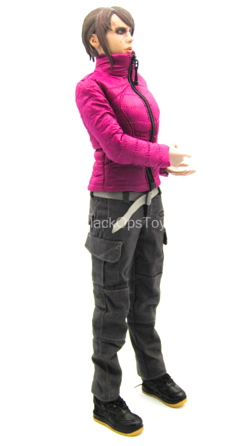 Load image into Gallery viewer, Hot Pink Jacket &amp; Gray Pants w/Harness &amp; Boots
