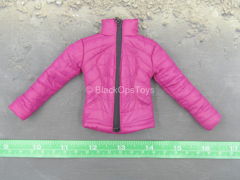 Load image into Gallery viewer, Hot Pink Jacket &amp; Gray Pants w/Harness &amp; Boots
