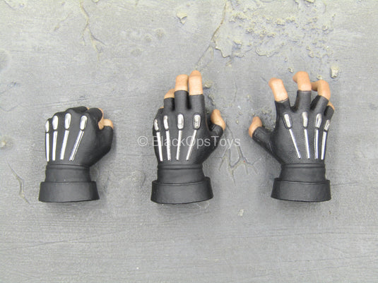 King Of Fighters Rugal - Black Fingerless Gloved Hand Set (Type 1)