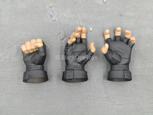 King Of Fighters Rugal - Black Fingerless Gloved Hand Set (Type 2)