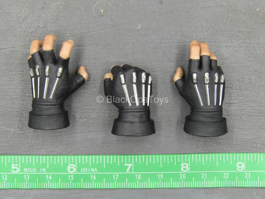 King Of Fighters Rugal - Black Fingerless Gloved Hand Set (Type 2)