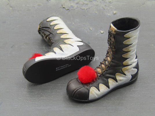 It Chapter 2 Pennywise - Black & White Boots (Peg Type)