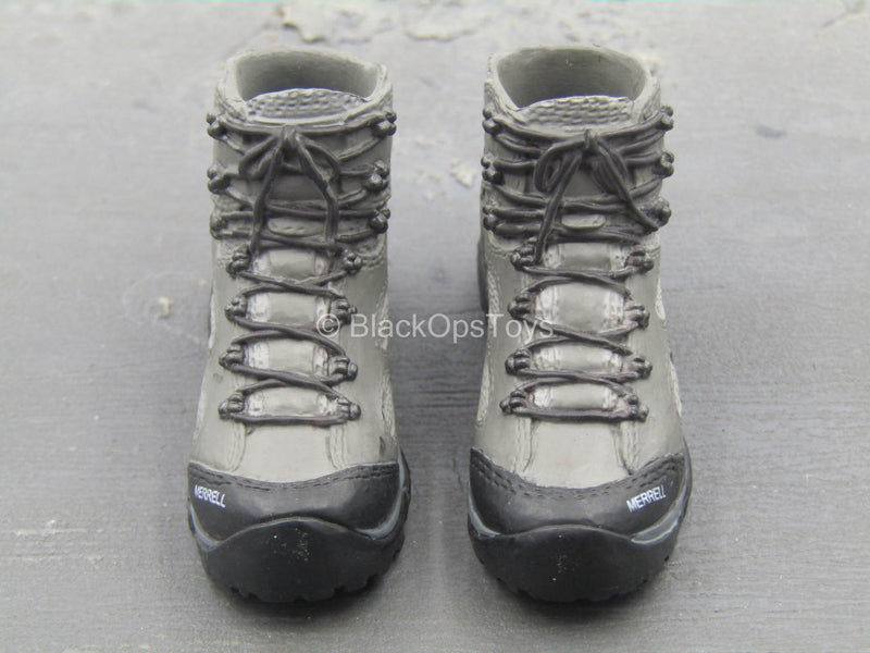 Load image into Gallery viewer, U.S. Army Green Beret ODA721 - Grey Combat Boots (Peg Type)
