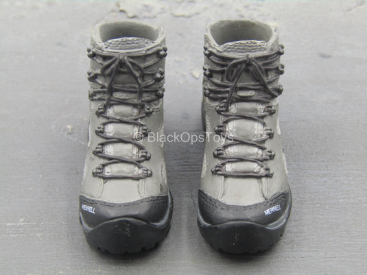 U.S. Army Green Beret ODA721 - Grey Combat Boots (Peg Type)