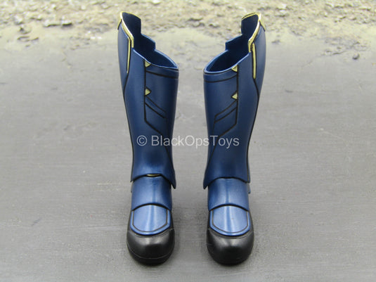 Avengers Endgame Captain Marvel - Blue Female Boots (Peg Type)