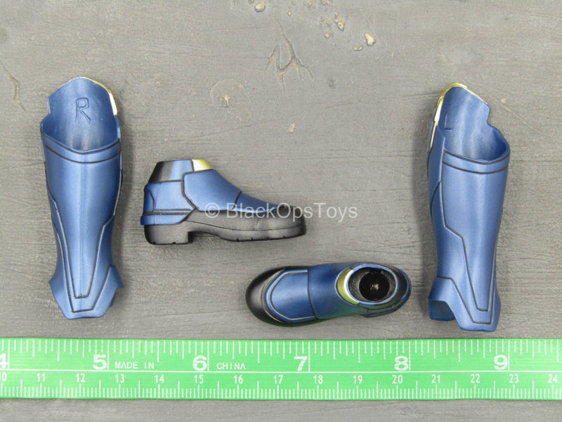 Load image into Gallery viewer, Avengers Endgame Captain Marvel - Blue Female Boots (Peg Type)
