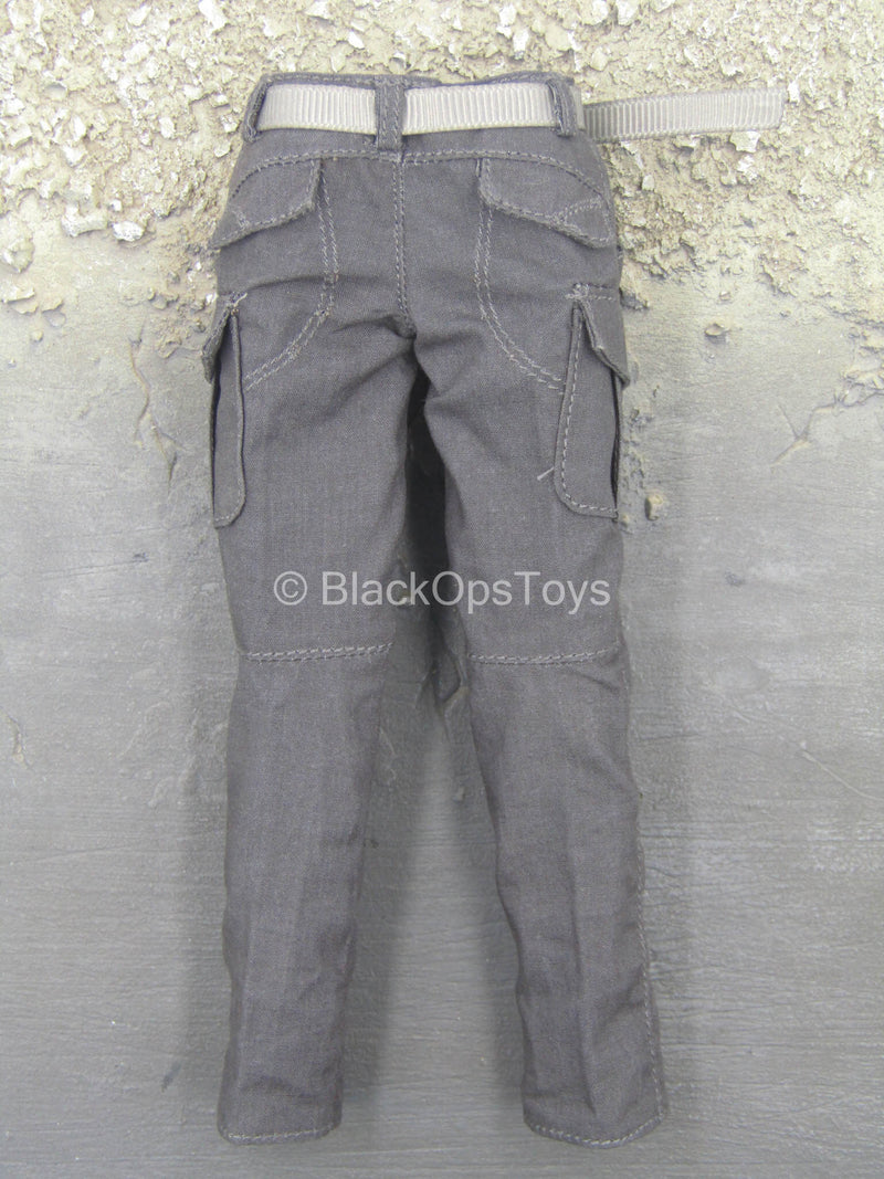Load image into Gallery viewer, Blue Jacket &amp; Gray Pants w/Maxpedition Bag &amp; Boots
