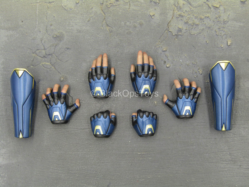 Load image into Gallery viewer, Avengers Endgame Captain Marvel - Female Blue Hand Set w/Gauntlets
