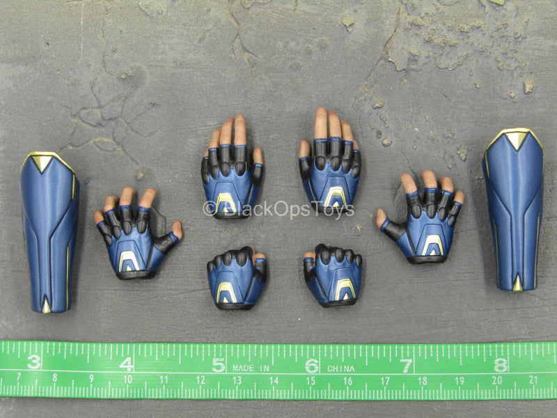 Load image into Gallery viewer, Avengers Endgame Captain Marvel - Female Blue Hand Set w/Gauntlets
