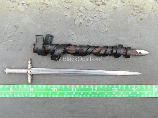 Macbeth - Metal Bloody Sword w/Brown Sheath
