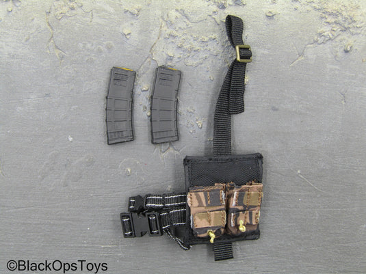 Black Panther Kill Monger - Drop Leg Dual Cell Mag Pouch w/Mags