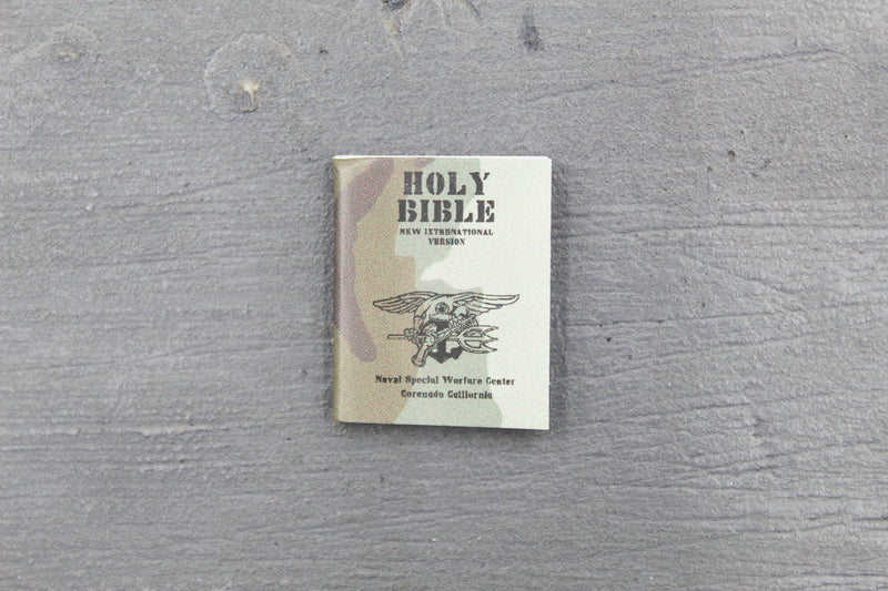 Load image into Gallery viewer, Marc A. Lee - Seal Team 3 - Camo Holy Bible
