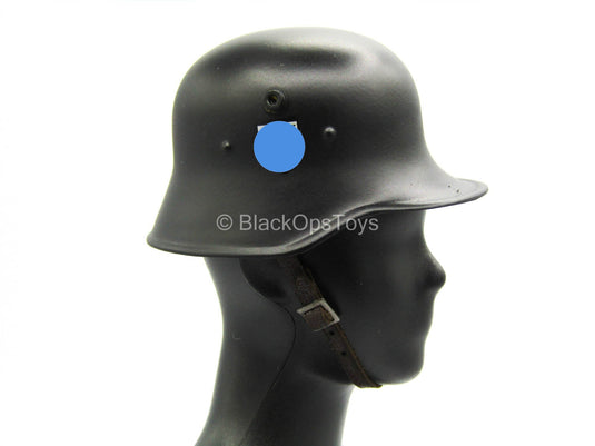 WWII - German Honor Guard - Black Metal Helmet