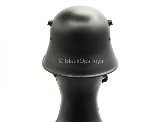 WWII - German Honor Guard - Black Metal Helmet
