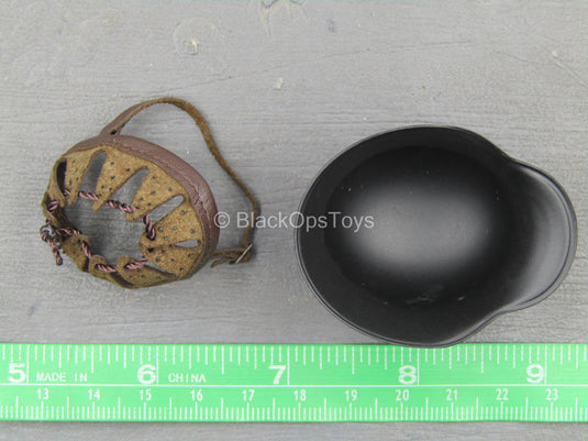 WWII - German Honor Guard - Black Metal Helmet