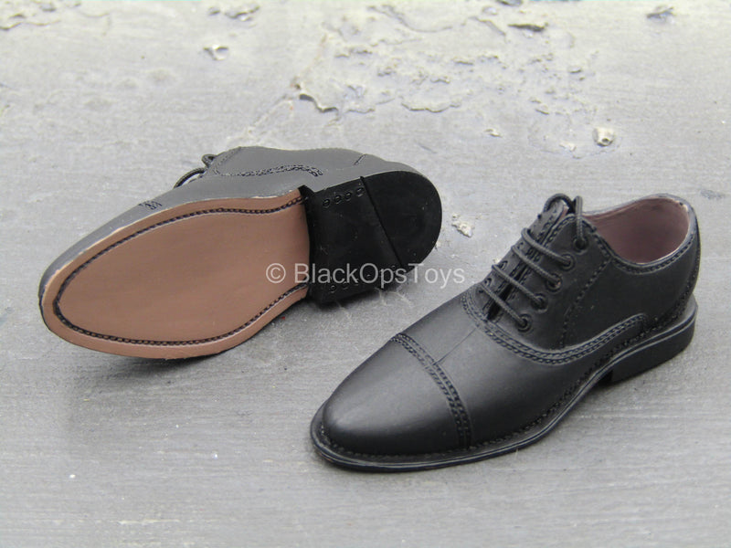 Load image into Gallery viewer, WWII - German Honor Guard - Black Dress Shoes (Foot Type)

