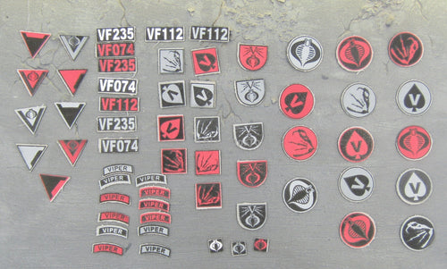 GI JOE Cobra Viper Patch Set
