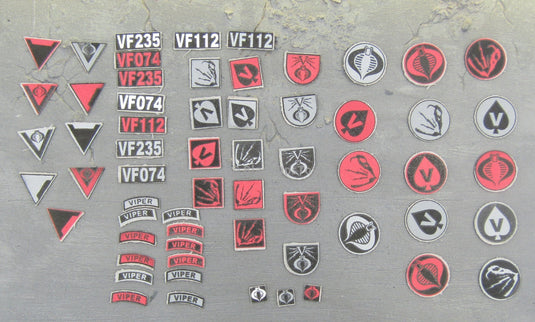 GI JOE Cobra Viper Patch Set