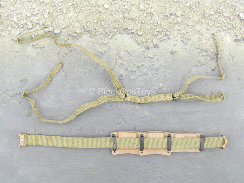 Load image into Gallery viewer, The Range Day Shooter - Green Harness &amp; Belt Set
