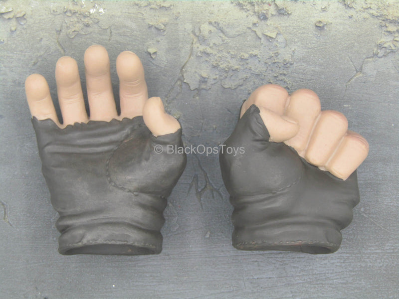 Load image into Gallery viewer, The Tank Juggernaut - Large Black Ripped Gloved Hands (Type 1)
