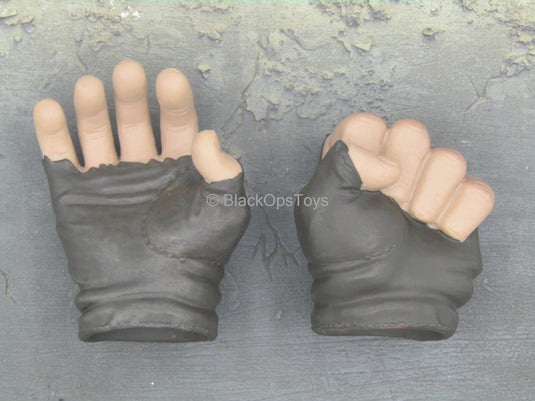 The Tank Juggernaut - Large Black Ripped Gloved Hands (Type 1)