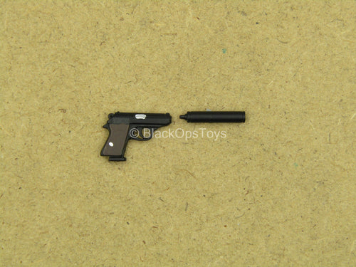 1/12 - MI6 Agent - Walther P38 Pistol w/Suppressor