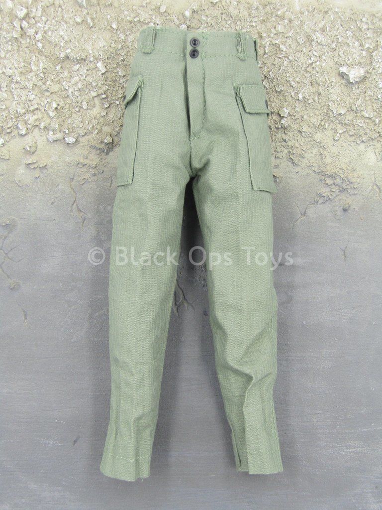 Load image into Gallery viewer, WWII - U.S. Army Infantry - OD Green Uniform Pants
