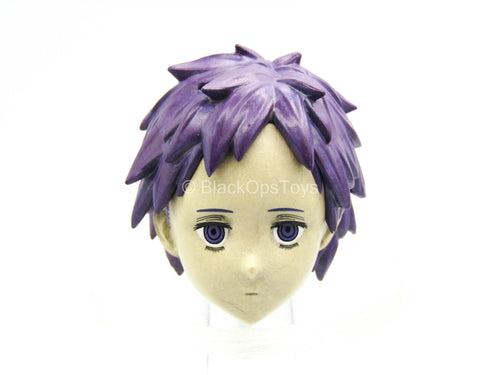 Dorohedoro - Ebisu - Anime Head Sculpt w/Purple Hair