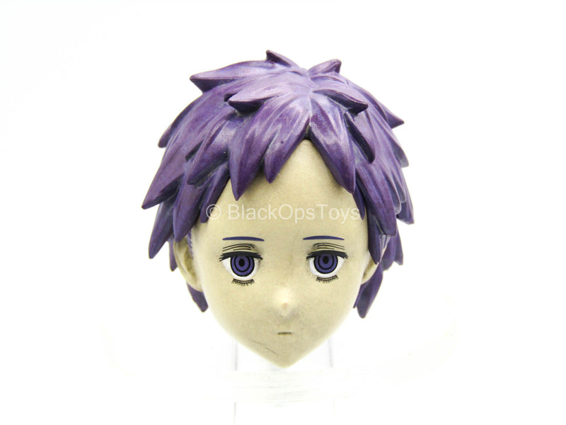 Load image into Gallery viewer, Dorohedoro - Ebisu - Anime Head Sculpt w/Purple Hair
