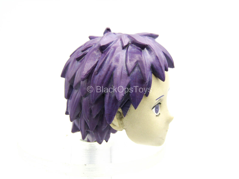 Load image into Gallery viewer, Dorohedoro - Ebisu - Anime Head Sculpt w/Purple Hair
