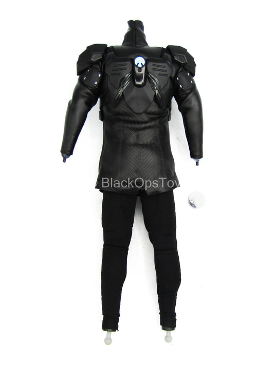 Ninja Batman Modern Ver - Black Male Body w/Armor & 3D Printed Pegs