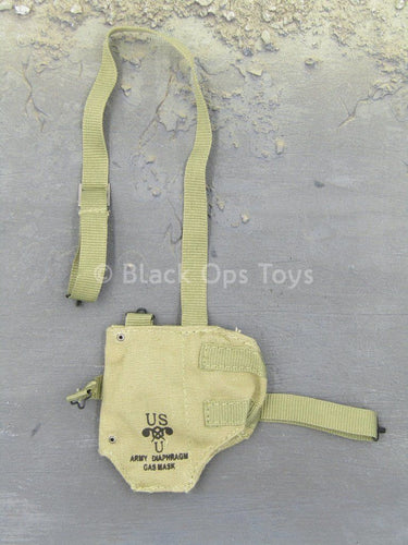 WWII - U.S. Army Infantry - Tan Gas Mask Pouch