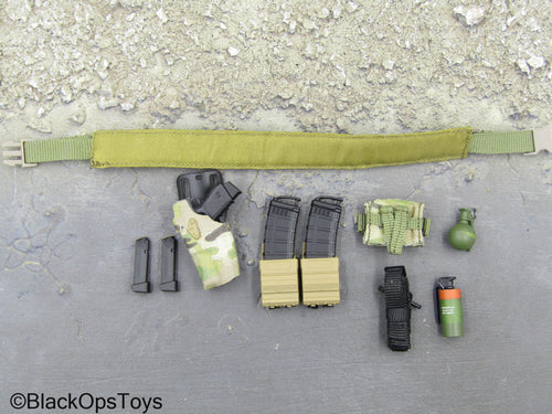 Crisis Response Force - Green MOLLE Battle Belt w/Pistol Set
