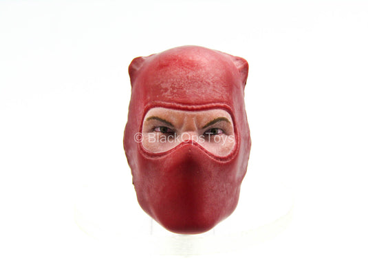 GI JOE - Cobra - Red Ninja - Male Masked Head Sculpt