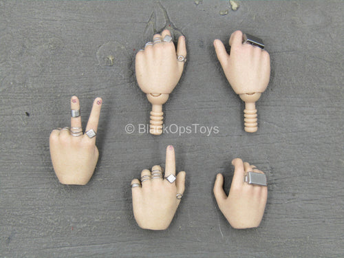 Birds Of Prey Harley Quinn - Female Hand Set w/Rings