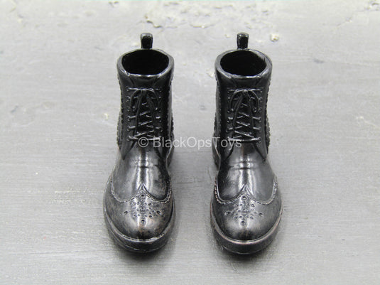 The Flash Barry Allen - Black Boots (Peg Type)