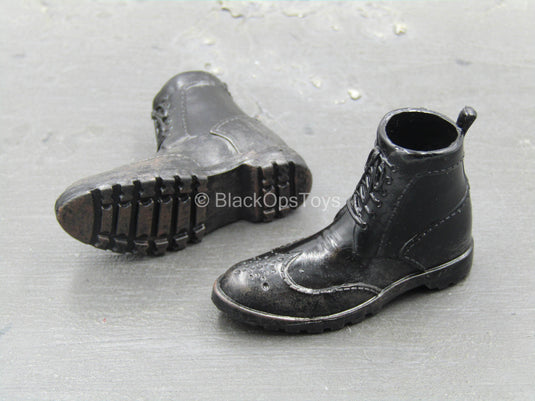 The Flash Barry Allen - Black Boots (Peg Type)