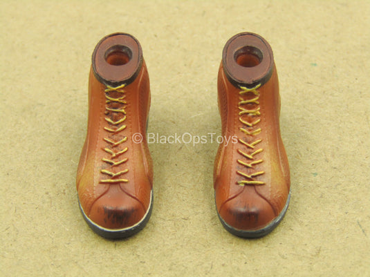1/12 - Old Bone - Weathered Boots (Peg Type)