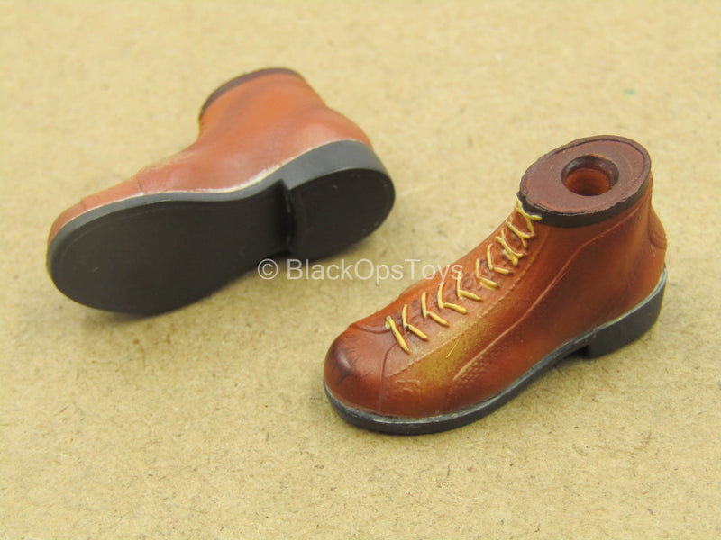 Load image into Gallery viewer, 1/12 - Old Bone - Weathered Boots (Peg Type)
