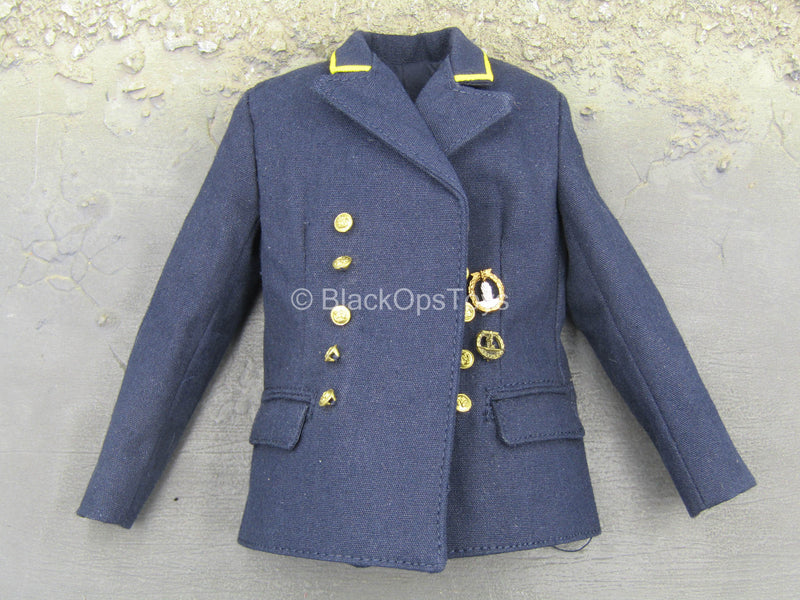 Load image into Gallery viewer, WWII - German Seaman - Blue Military Jacket
