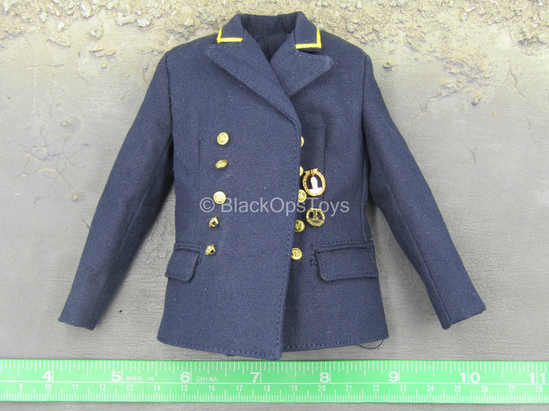 Load image into Gallery viewer, WWII - German Seaman - Blue Military Jacket

