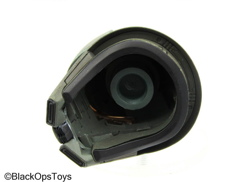 Load image into Gallery viewer, Star Wars Transport Trooper - Green Trooper Helmeted Head Sculpt
