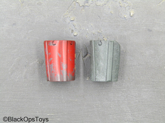 Star Wars Transport Trooper - Red & Green Bicep Armor Bands