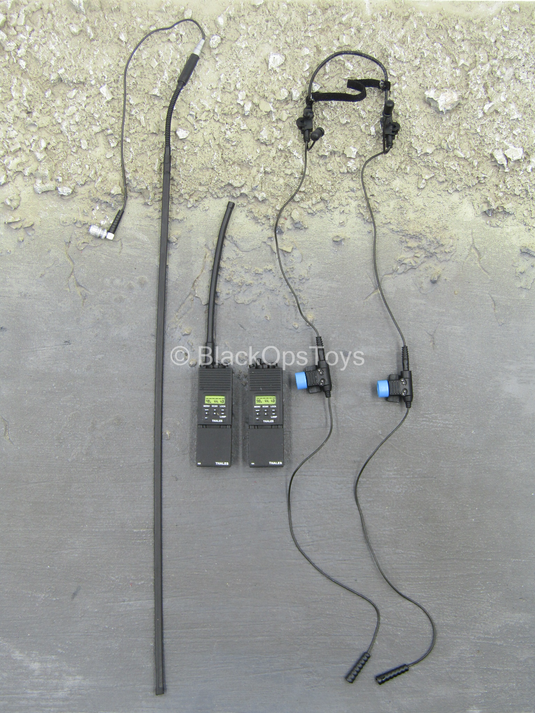 SMU Operator Exclusive - Black Radio w/Whip Antenna & Headphones