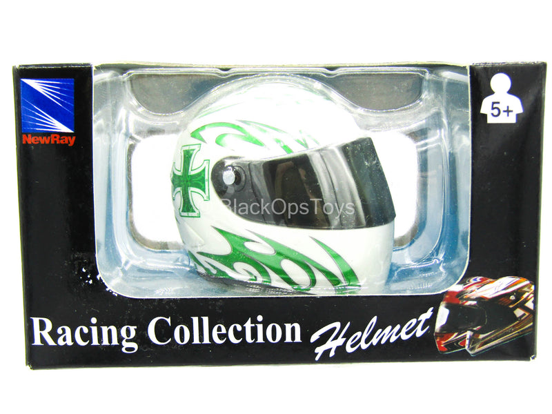 Load image into Gallery viewer, Racing Collection - Green Motorcycle Helmet - MINT IN BOX
