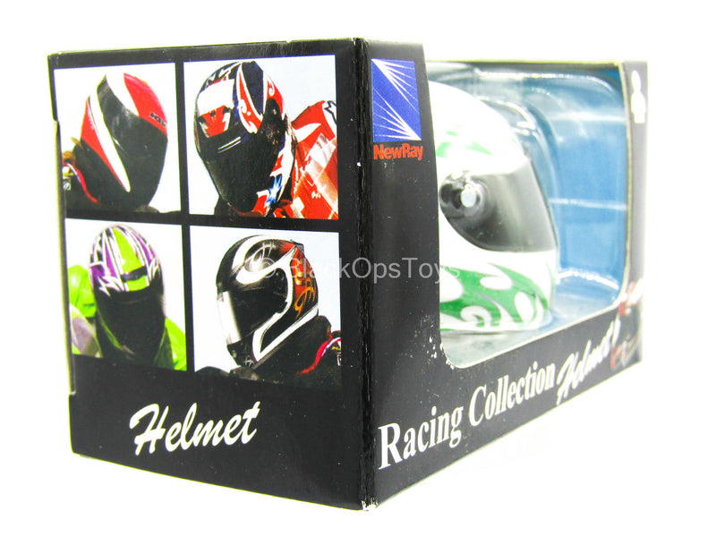 Load image into Gallery viewer, Racing Collection - Green Motorcycle Helmet - MINT IN BOX
