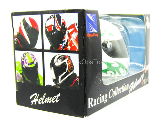 Racing Collection - Green Motorcycle Helmet - MINT IN BOX