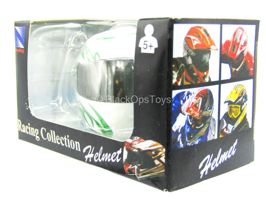 Racing Collection - Green Motorcycle Helmet - MINT IN BOX