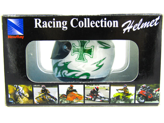 Racing Collection - Green Motorcycle Helmet - MINT IN BOX