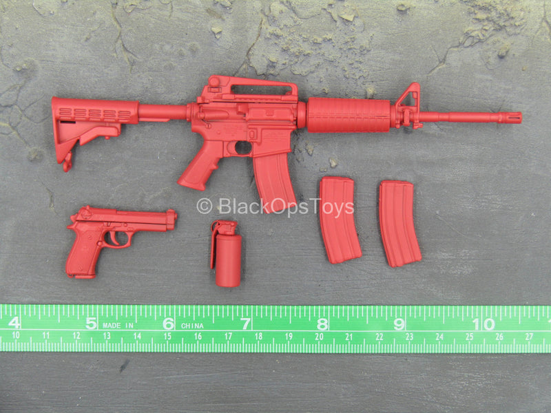 Load image into Gallery viewer, US Navy VBSS - Red Training Rifle &amp; Equipment Set
